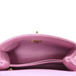 Caviar Quilted Extra Mini Coco Chain Handle Flap Pink - Image 5