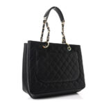 Caviar Quilted Grand Shopping Tote GST Black - Image 13