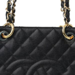 Caviar Quilted Grand Shopping Tote GST Black - Image 7