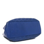 Caviar Quilted Grand Shopping Tote GST Blue - Image 11