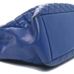 Caviar Quilted Grand Shopping Tote GST Blue - Image 6
