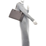 Caviar Quilted Grand Shopping Tote GST Light Grey - Image 2