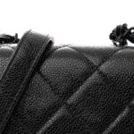 Caviar Quilted Incognito Mini Square Flap Black - Image 7