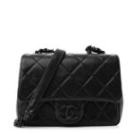 Caviar Quilted Incognito Mini Square Flap Black