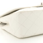 Caviar Quilted Jumbo Single Flap White - Image 11