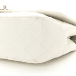 Caviar Quilted Jumbo Single Flap White - Image 12