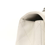 Caviar Quilted Jumbo Single Flap White - Image 15
