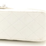 Caviar Quilted Jumbo Single Flap White - Image 3