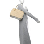 Caviar Quilted Medallion Tote Light Beige - Image 2