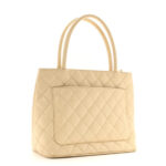Caviar Quilted Medallion Tote Light Beige - Image 13