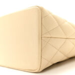 Caviar Quilted Medallion Tote Light Beige - Image 9