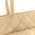 Caviar Quilted Medallion Tote Light Beige - Image 10