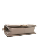 Caviar Quilted Medium Boy Flap Dark Beige - Image 4