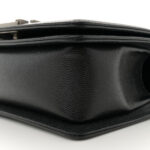 Caviar Quilted Small Boy Flap Black - Image 8