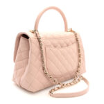 Caviar Quilted Small Coco Handle Flap Light Pink - Image 7
