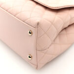 Caviar Quilted Small Coco Handle Flap Light Pink - Image 5