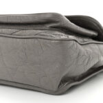Crinkled Calfskin Matelasse Monogram Medium Niki Chain Satchel Fog - Image 11