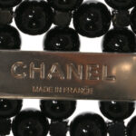 Crystal Pearl Beaded Mini Rectangular Flap Black White - Image 3