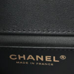 Denim Quilted Mini Flap Grey - Image 11