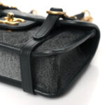 Denim Quilted Mini Flap Grey - Image 6