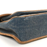 Denim Suede Monogram Medium Niki Chain Satchel Blue Cinnamon - Image 10