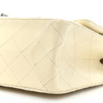 Distressed Patent Quilted 2.55 Reissue 226 Flap Ivory - Image 9
