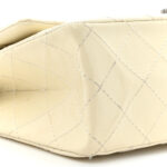 Distressed Patent Quilted 2.55 Reissue 226 Flap Ivory - Image 10