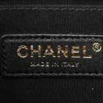 Fabric Chevron Braided Medium Boy Flap Black White - Image 8