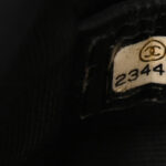 Fabric Chevron Braided Medium Boy Flap Black White - Image 9