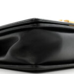 Fabric Chevron Braided Medium Boy Flap Black White - Image 10