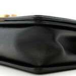 Fabric Chevron Braided Medium Boy Flap Black White - Image 11