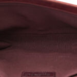 Glazed Calfskin Quilted Medium Boy Chained Flap Bordeaux - Image 4