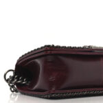 Glazed Calfskin Quilted Medium Boy Chained Flap Bordeaux - Image 8