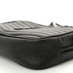 Grain De Poudre Matelasse Monochrome Monogram Mini Lou Camera Bag Black - Image 9