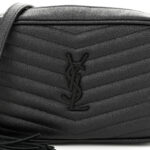 Grain De Poudre Matelasse Monochrome Monogram Mini Lou Camera Bag Black - Image 9