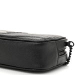 Grain De Poudre Matelasse Monochrome Monogram Mini Lou Camera Bag Black - Image 11