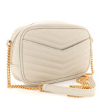 Grain De Poudre Matelasse Monogram Mini Lou Camera Bag Crema Soft - Image 3