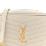 Grain De Poudre Matelasse Monogram Mini Lou Camera Bag Crema Soft - Image 7