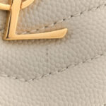 Grain De Poudre Matelasse Monogram Mini Lou Camera Bag Crema Soft - Image 10