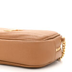 Grain De Poudre Matelasse Monogram Mini Lou Camera Bag Dark Natural - Image 11
