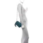 Grain De Poudre Matelasse Monogram Mini Lou Camera Bag Petrol Green - Image 2