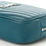 Grain De Poudre Matelasse Monogram Mini Lou Camera Bag Petrol Green - Image 5