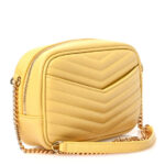 Grain De Poudre Matelasse Monogram Mini Lou Camera Bag Sunflower - Image 5