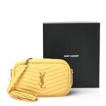 Grain De Poudre Matelasse Monogram Mini Lou Camera Bag Sunflower - Image 3