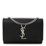 Grain De Poudre Small Monogram Kate Satchel Black - Image 11