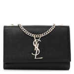 Grain De Poudre Small Monogram Kate Satchel Black - Image 3