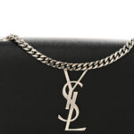 Grain De Poudre Small Monogram Kate Satchel Black - Image 8