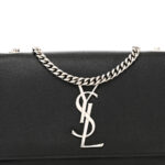 Grain De Poudre Small Monogram Kate Satchel Black - Image 10
