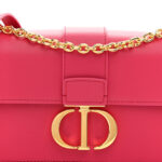 Grained Calfskin 30 Montaigne East West Chain Flap Bag Passion Pink - Image 7