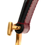 Grained Calfskin Mini Saddle Bag Red - Image 12